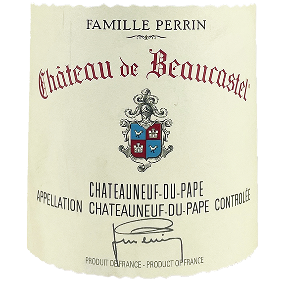 Chateau de Beaucastel Chateauneuf-du-Pape 2013 bottle - Vins Rare