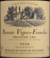 Chateau de Chorey Beaune "Les Vignes Franches" Vieilles Vignes 2009