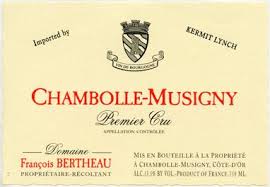 Francois Bertheau Chambolle-Musigny 1er Cru 2018