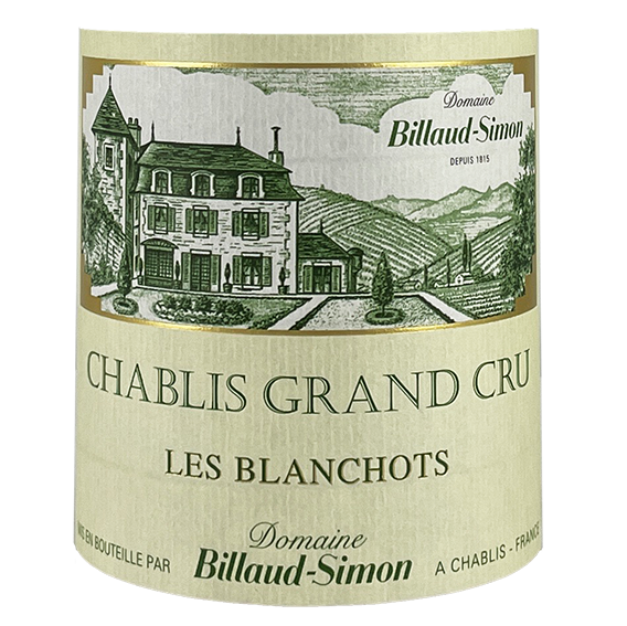 Billaud-Simon Chablis Grand Cru "Blanchots" Vieilles Vignes 2014 bottle - Vins Rare