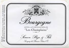 Simon Bize Bourgogne Blanc “Les Champlains” 2017