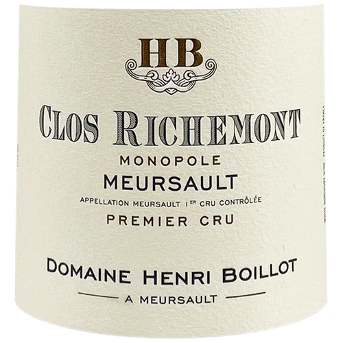 Henri Boillot Meursault 1er Cru "Clos Richemont" Monopole 2024