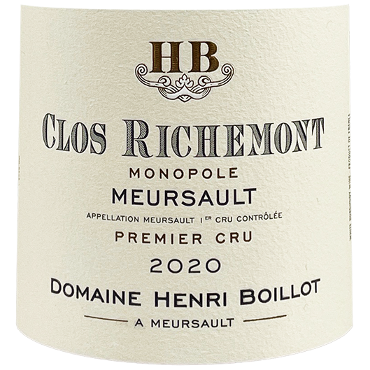 Henri Boillot Meursault 1er Cru "Clos Richemont" Monopole 2024