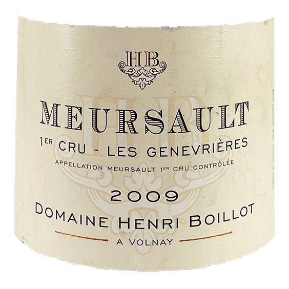 Henri Boillot Meursault 1er Cru "Genevrieres" 2017 bottle - Vins Rare