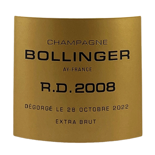 Bollinger Champagne R.D. 1990 bottle - Vins Rare