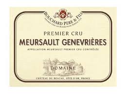 Bouchard Meursault 1er Cru "Genevrieres" 2014