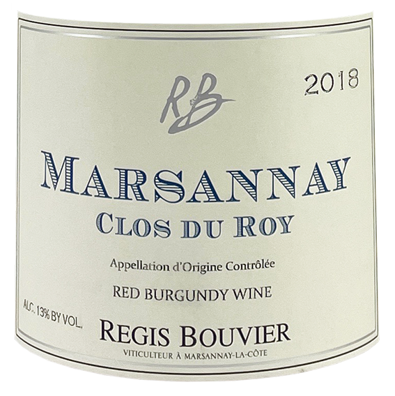 Regis Bouvier Marsannay 1er Cru "Clos du Roy" 2018