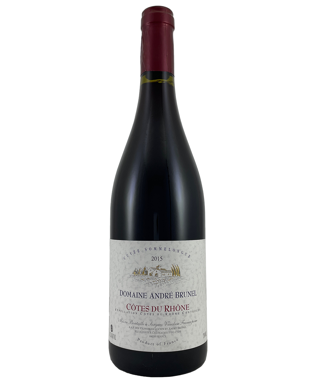 2015 Andre Brunel Cotes du Rhone Cuvee Sommelongue