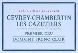 Bruno Clair Gevrey-Chambertin 1er Cru "Les Cazetieres" 2014