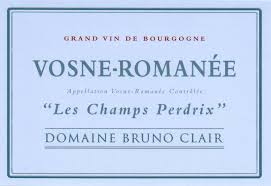 Bruno Clair Vosne-Romanee "Les Champs Perdrix" 2014