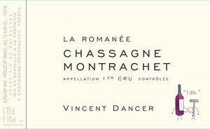 Vincent Dancer Chassagne-Montrachet 1er Cru "La Romanee" 2017