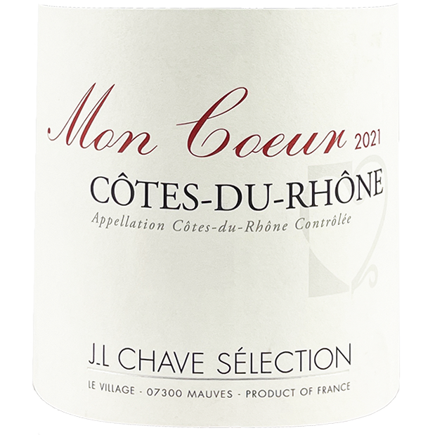 2021 Chave/ Jl Selection Cotes Du Rhone Mon Coeur