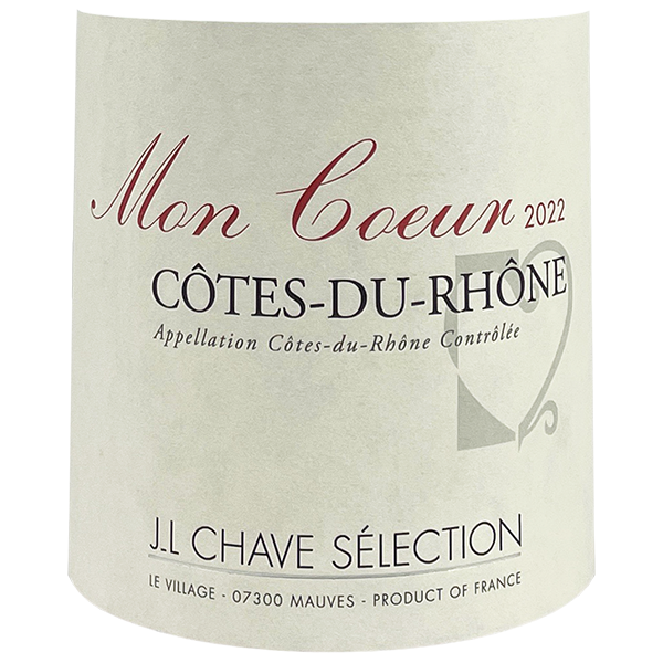 2022 Chave/ Jl Selection Cotes Du Rhone Mon Coeur