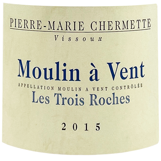 Domaine du Vissoux Pierre Chermette Moulin-a-Vent "Les Trois Roches" 2015