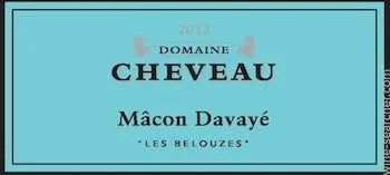 Cheveau Macon-Davaye "Les Belouzes" 2018
