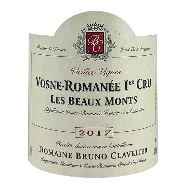 Bruno Clavelier Vosne-Romanee 1er Cru "Les Beaux Monts" 2015 1.5L bottle - Vins Rare