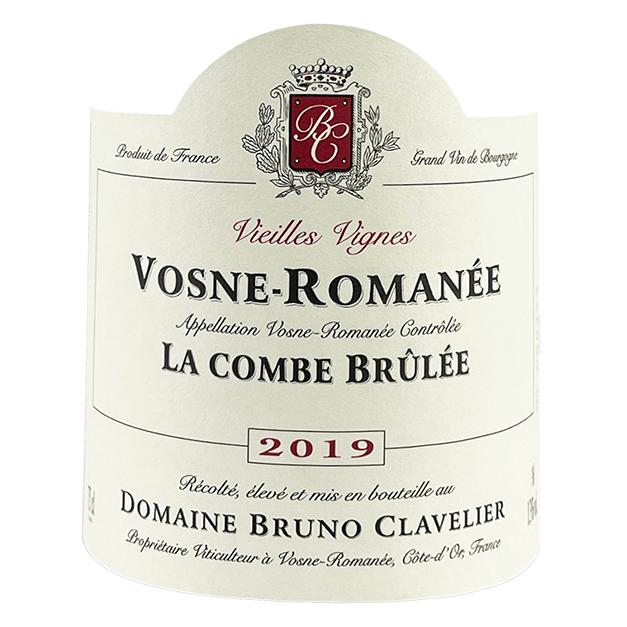 Bruno Clavelier Vosne-Romanee "La Combe Brulee" 2014 bottle - Vins Rare