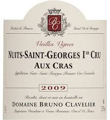 Bruno Clavelier Nuits-Saint-Georges 1er Cru "Aux Cras" 2015