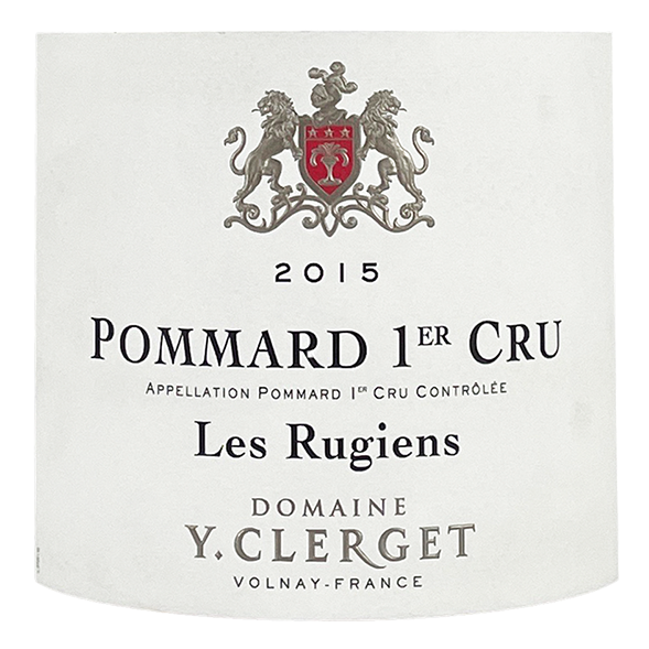 Y. Clerget Pommard 1er Cru "Les Rugiens" 2015 1.5L