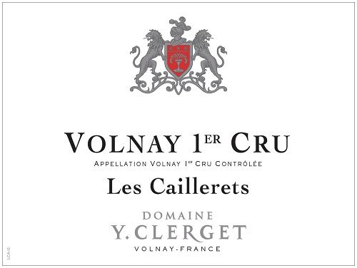 Y. Clerget Volnay "En Caillerets" 2015