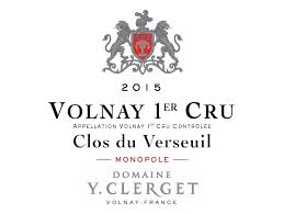Y. Clerget Volnay 1er Cru "Clos du Verseuil" Monopole 2016