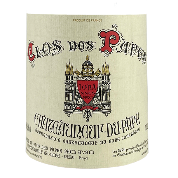 Clos des Papes Chateauneuf-du-Pape 2017 bottle - Vins Rare