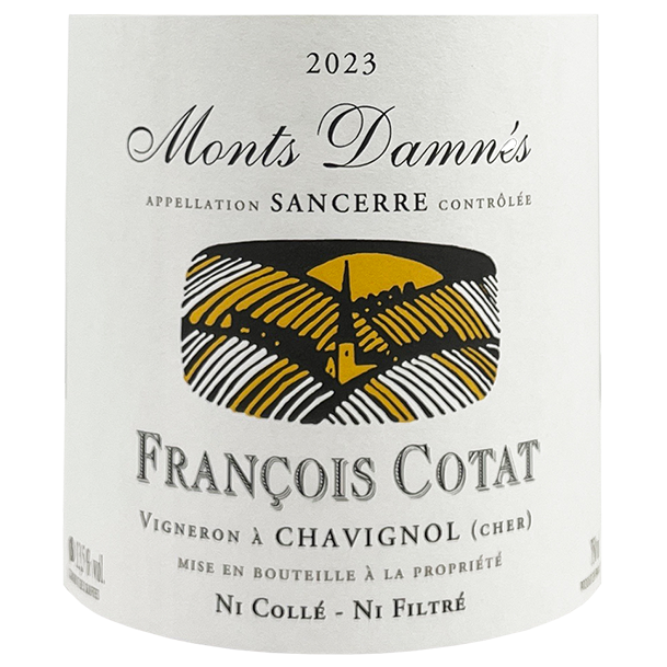 Francois Cotat Sancerre "Les Monts Damnes" 2012 bottle - Vins Rare