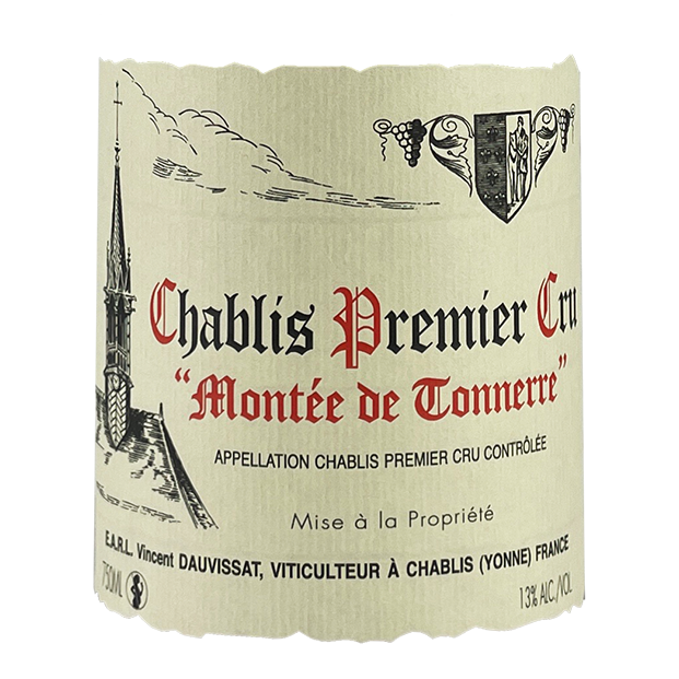 Vincent Dauvissat Chablis 1er Cru “Montée de Tonnerre” 2018 bottle - Vins Rare