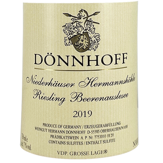 2019 Donnhoff Niederhauser Hermannshohle Riesling Beerenauslese