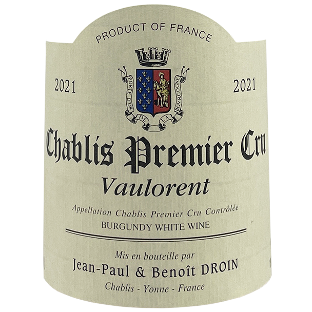 2021 Droin, Jean & Benoit Chablis 1Er Vaulorent