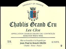 Jean-Paul & Benoît Droin Chablis Grand Cru “Les Clos” 2017