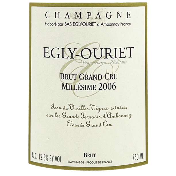 2016 Egly-Ouriet Millesime Grand Cru