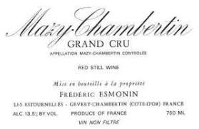 Frederic Esmonin Mazis-Chambertin Grand Cru 2017 3.0L