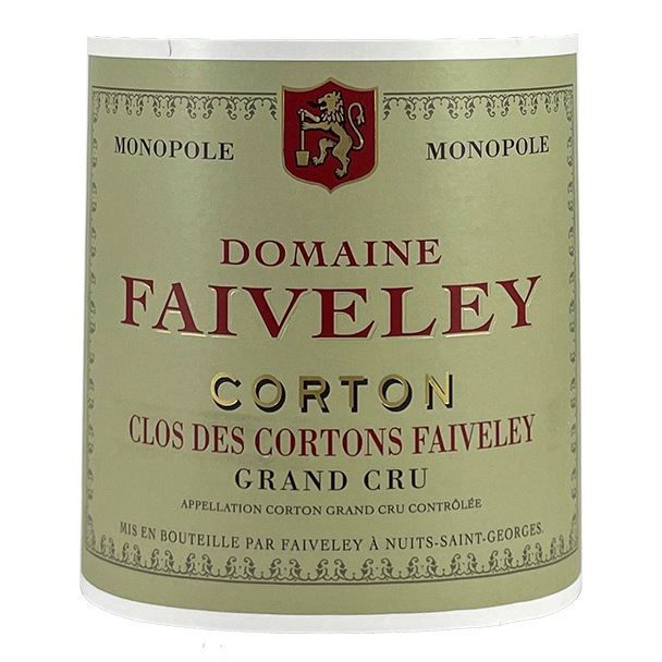 Domaine Faiveley Corton Grand Cru "Clos des Cortons" 2010 bottle - Vins Rare
