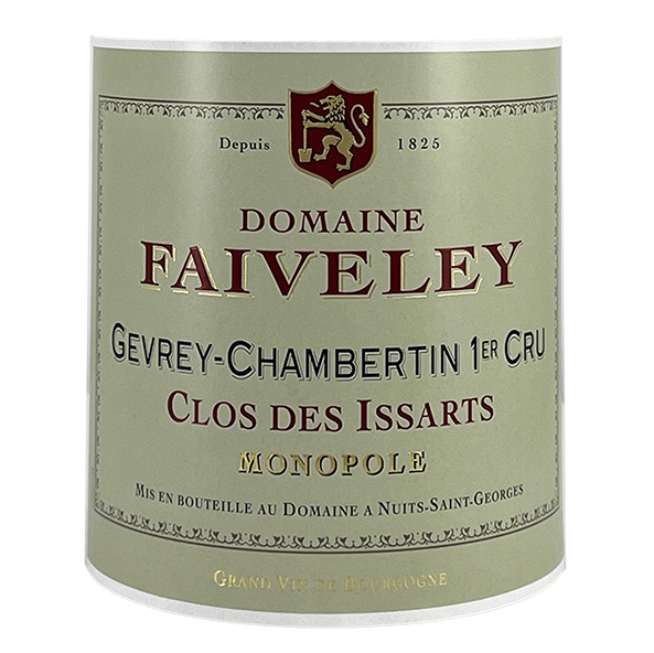 Domaine Faiveley Gevrey-Chambertin 1er Cru "Clos des Issarts" 2019 bottle - Vins Rare