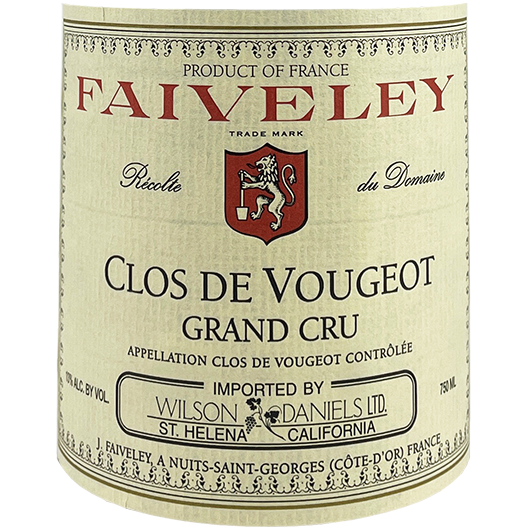 Domaine Faiveley Clos de Vougeot Grand Cru 2012 bottle - Vins Rare