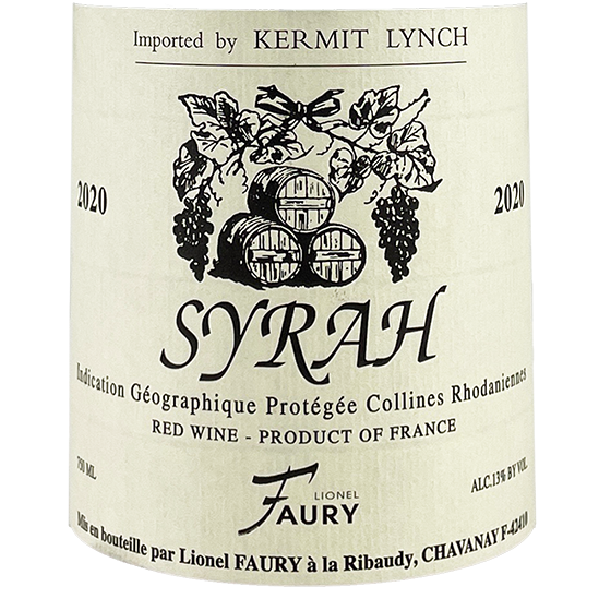 Lionel Faury Syrah 2020