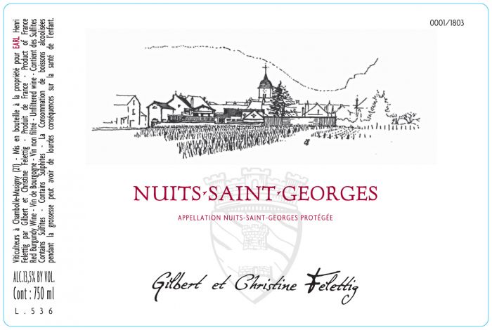 Domaine Felettig Nuits-Saint-Georges 2015