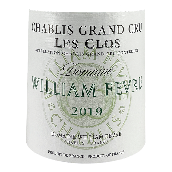 William Fevre Chablis Grand Cru "Les Clos" 2019 bottle - Vins Rare