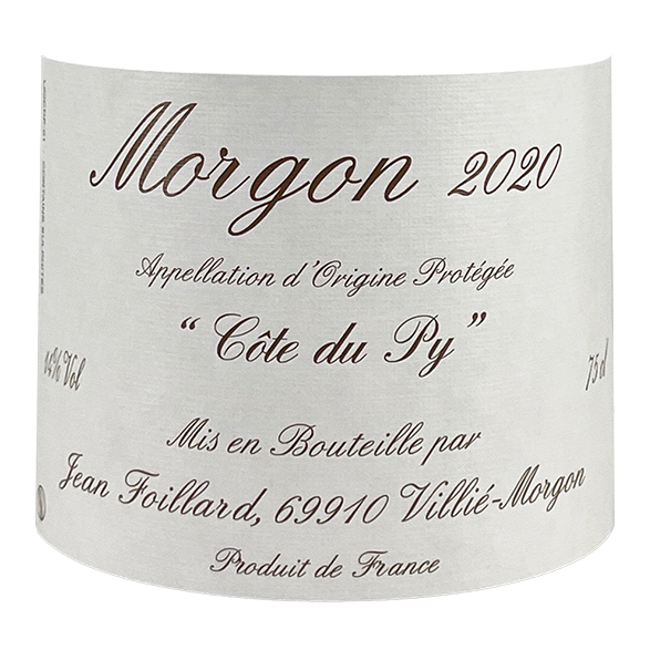 Jean Foillard Morgon Cote du Py 2020