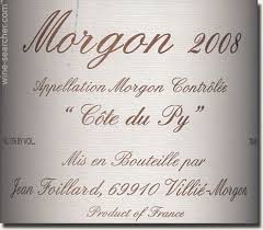 Jean Foillard Morgon Cote du Py 2015 1.5L