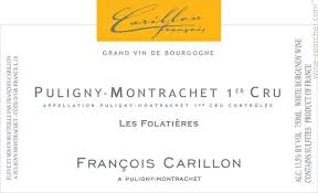 Francois Carillon Puligny-Montrachet 1er Cru "Les Folatieres" 2014