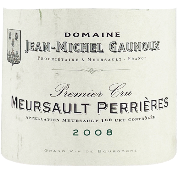 Jean-Michel Gaunoux Meursault 1er Cru "Perrieres" 2008