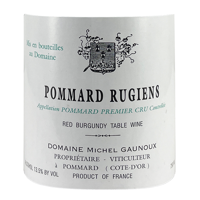 Michel Gaunoux Pommard 1er Cru "Les Rugiens Bas" 2001 bottle - Vins Rare