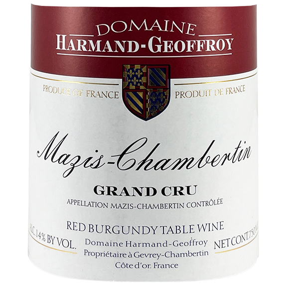 Harmand-Geoffroy Mazis-Chambertin Grand Cru 2019