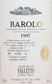 Giacosa Barolo “Falletto” 2012