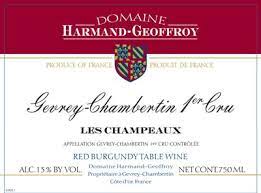 Harmand-Geoffroy Gevrey-Chambertin 1er Cru “Champeaux” 2019