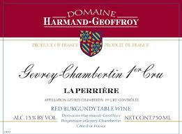 2019 Harmand Geoffroy Gevrey Chambertin 1er Perrieres