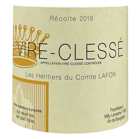 Heritiers du Comte Lafon Vire-Clesse 2019 bottle - Vins Rare
