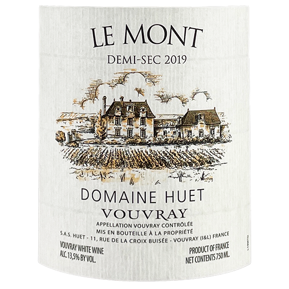Domaine Huet Vouvray “Le Mont” Demi-Sec 2019